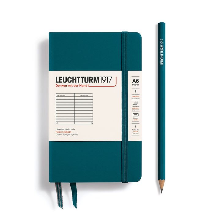 

MURAH- LEUCHTTURM 1917 Notebook A6 187p. Hardcover - Lemon, Dotted 5mm- 1.2.23