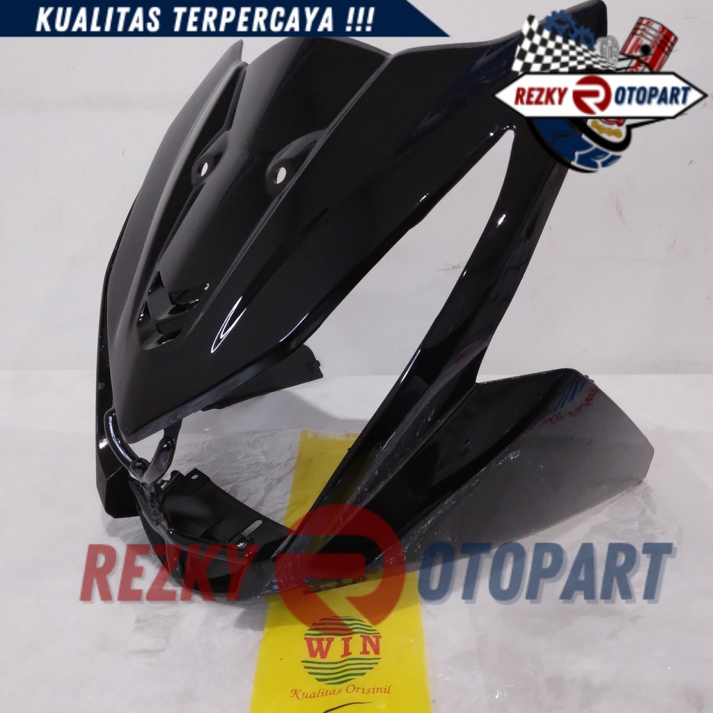 Tameng Depan Beat FI 2012 2013 2014 2015 | front panel WIN | dasi motor honda injeksi original hitam