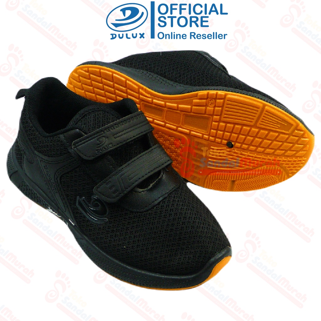 Toko Sendal Murah - Sepatu Sekolah Full Hitam Uk 28 - 35 / Sepatu Model Prepet / Sekolah Anak SD / S