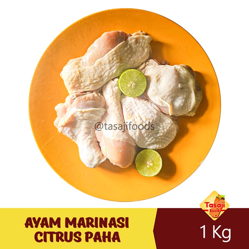 

Ayam Marinasi Citrus Paha, Ayam Negeri Potong Frozen 1 Kg Siap Pakai