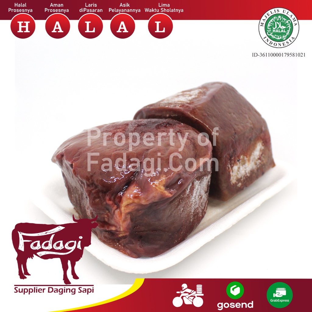 

Fadagi Hati Sapi (250 gr)