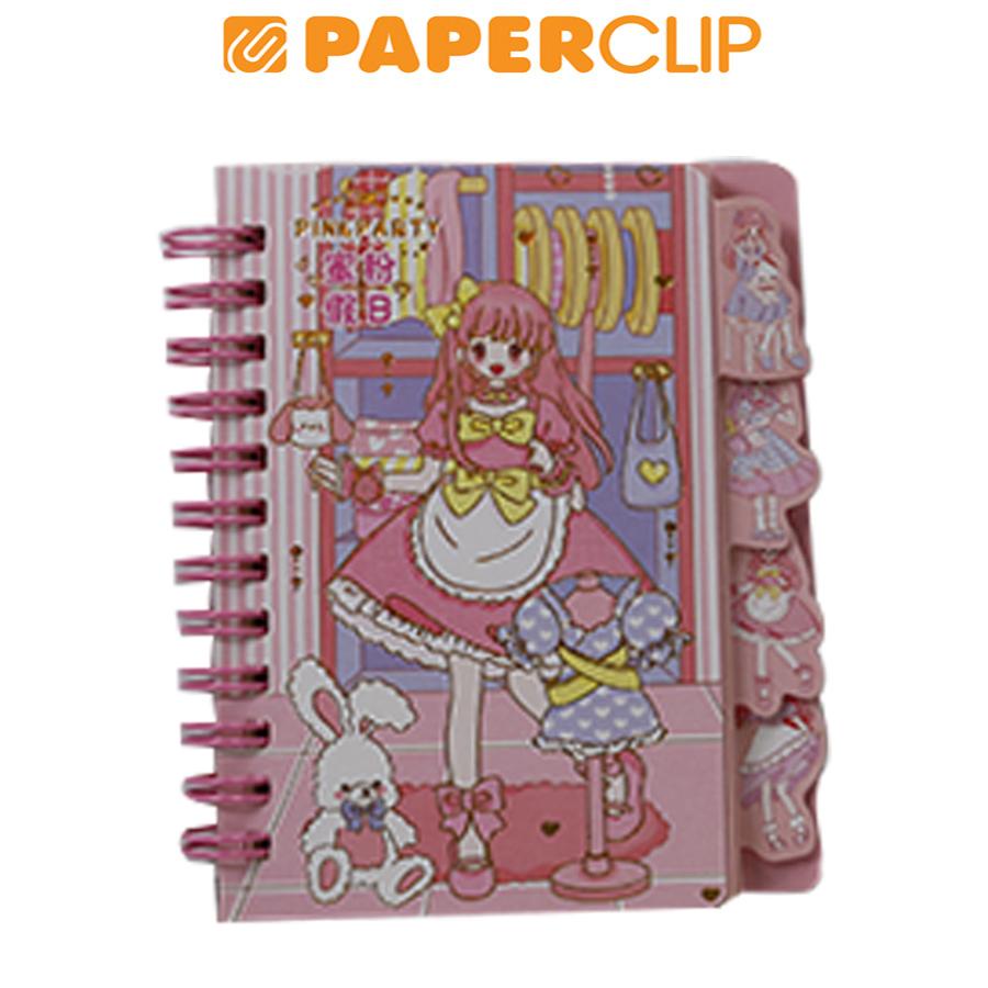 

NOTEBOOK A6 PINK PARTY 8855 SPIRAL