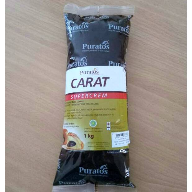 

COD Puratos Carat Supercrem Chocolate 1 Kg - Topping Filling Selai Coklat