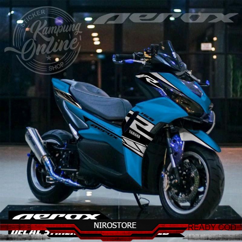 decal aerox full body sticker aerox 155 new striping aerox new connected 155 full body