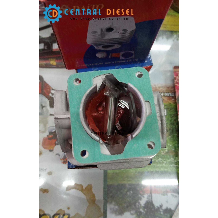 CENTRAL DIESEL - 338 BLOK KOMPLIT PISTON MESIN POTONG BABAT RUMPUT (SPAREPART BABAT RUMPUT)
