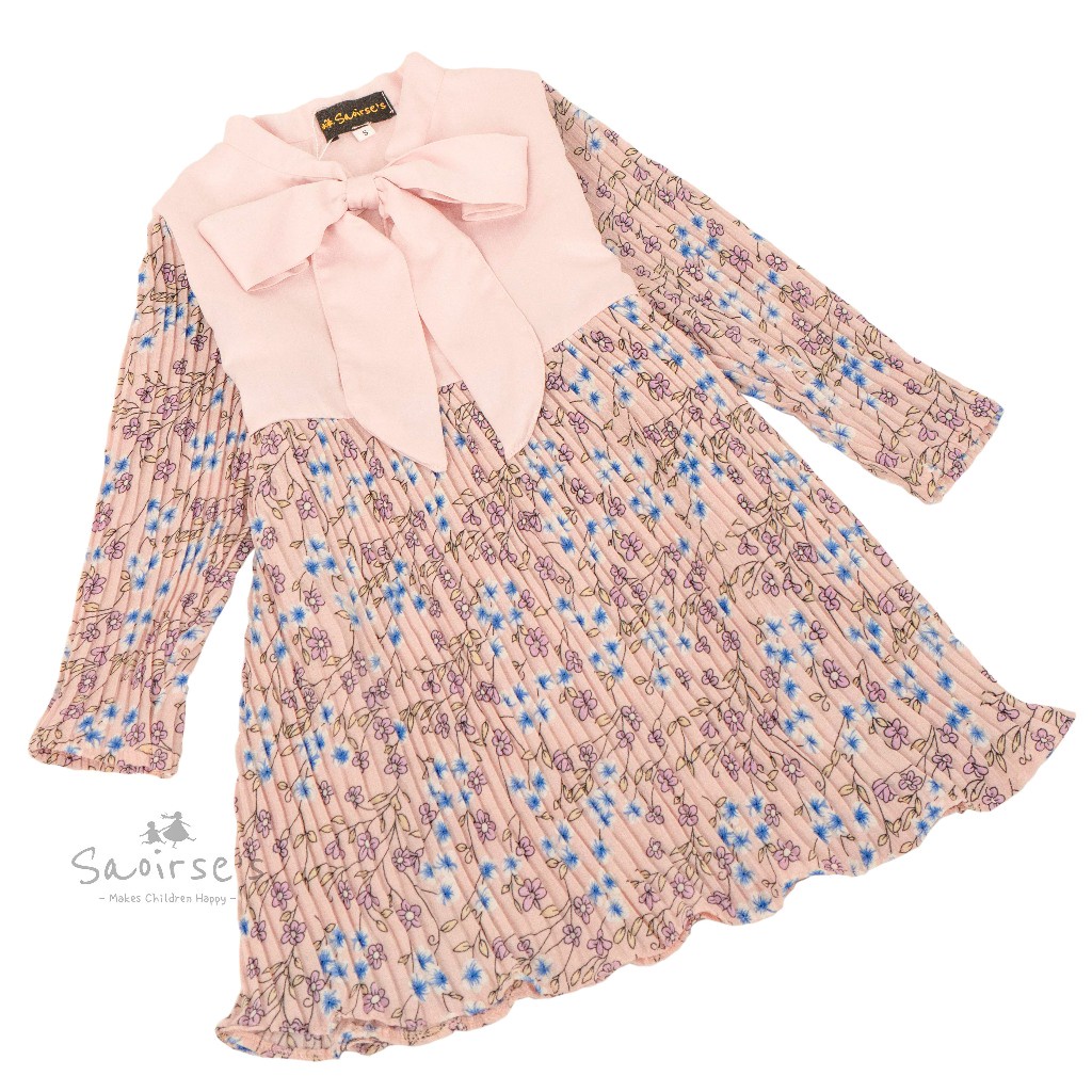 Melody Plisket - Dress Plisket Anak Perempuan Cantik