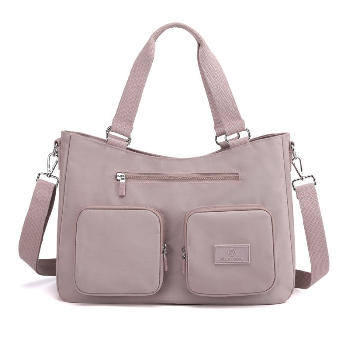 Tas selempang wanita import tas jinjing original brand - suoyate 1040 - Light Purple