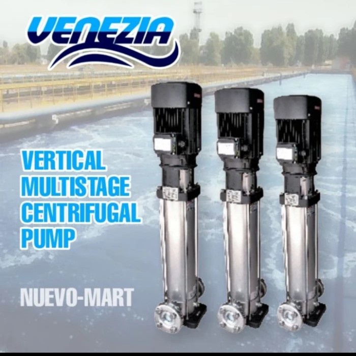 POMPA VENEZIA CVL 2-7 VERTICAL PUMP VENEZIA CVL2-7 1PHASE