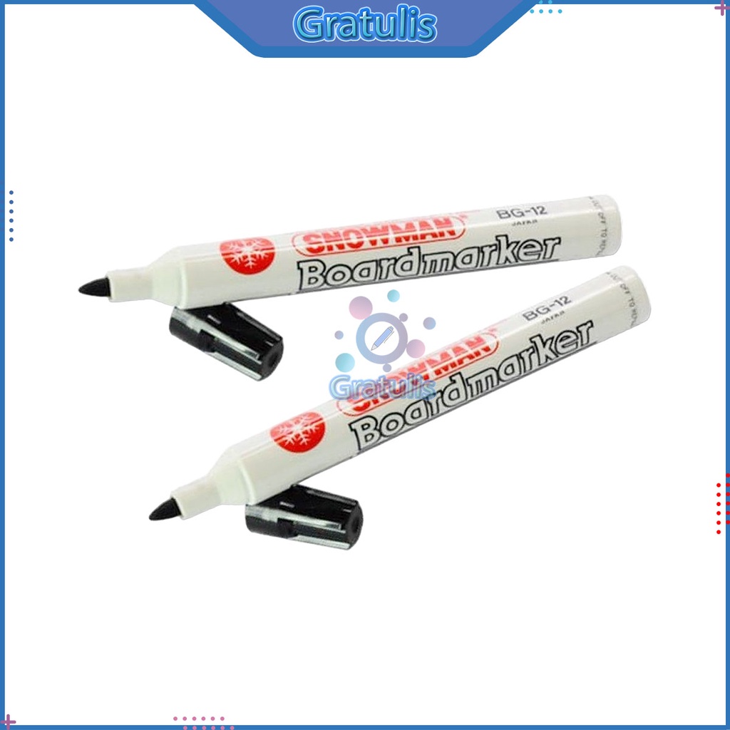 

SPIDOL PAPAN TULIS WHITE BOARD MARKER SNOWMAN ABG-12 [TIDAK PERMANEN]