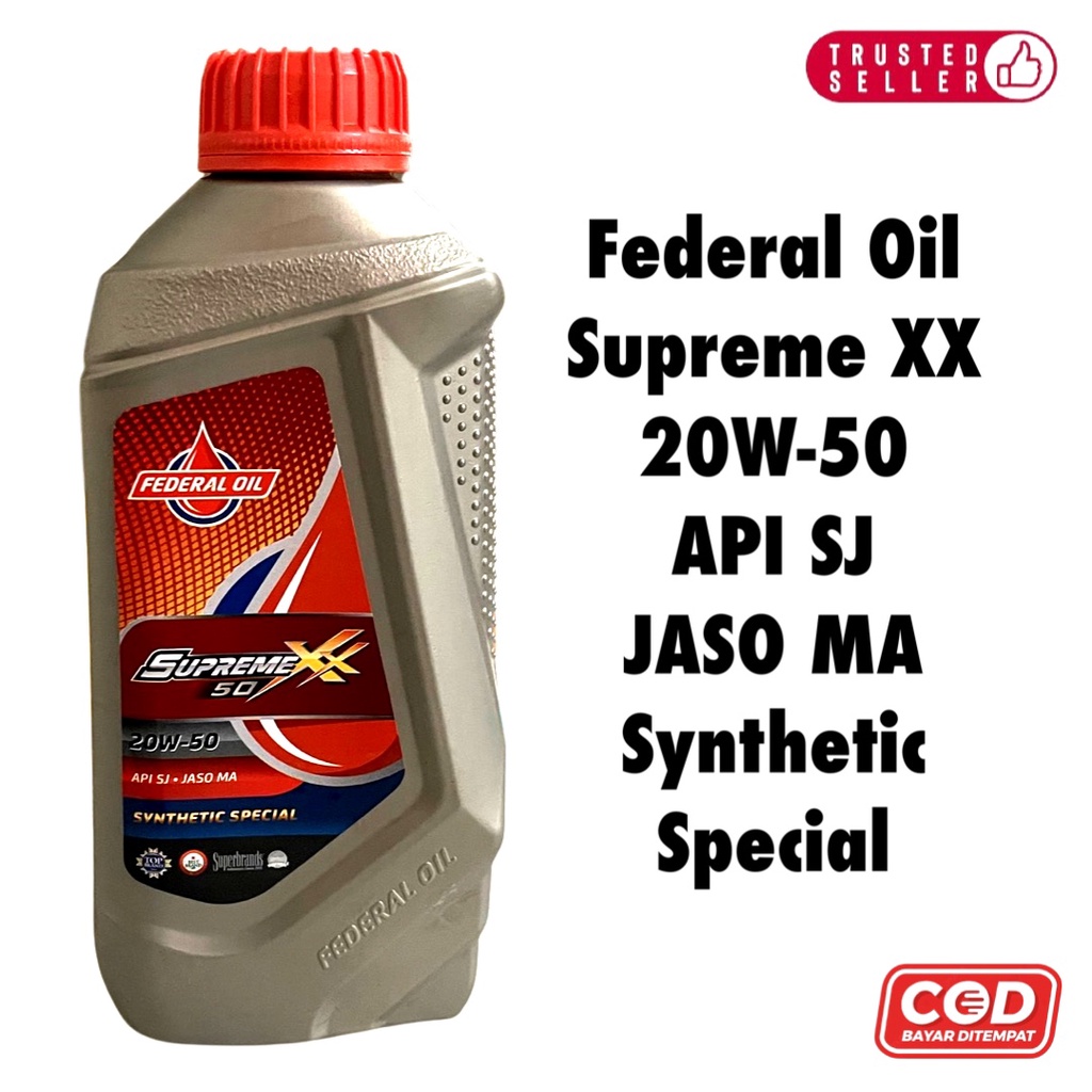 OLI FEDERAL OIL SUPREME XX 50 20W-50 800ML AB946