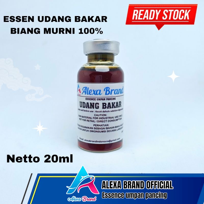 Essen Udang bakar biang murni 100% - esen udang asap Alexa brand - esen udang - umpan pancing