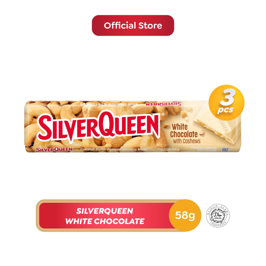 

Silverqueen White Chocolate 58g x 3 pcs