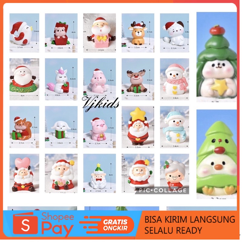 

Diskon Natal mainan miniatur hiasan natal, pohon natal,pajangan,topper cake natal, art n craft,diorama Promo 12.12