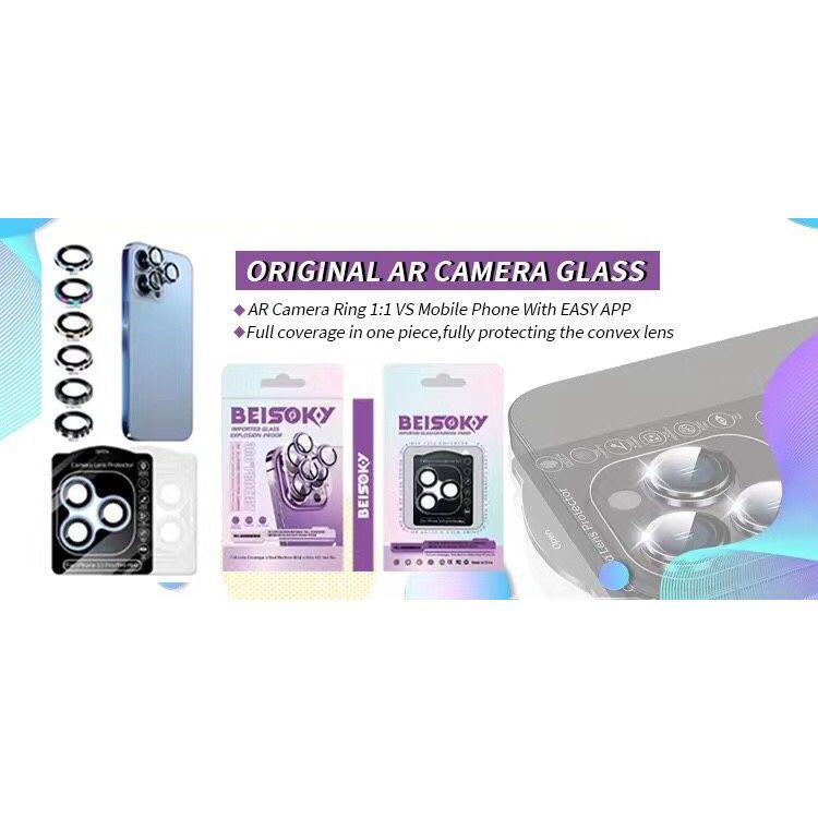 Beisoky Tempered Glass Camera Ori AR Iphone 11 - 13Promax