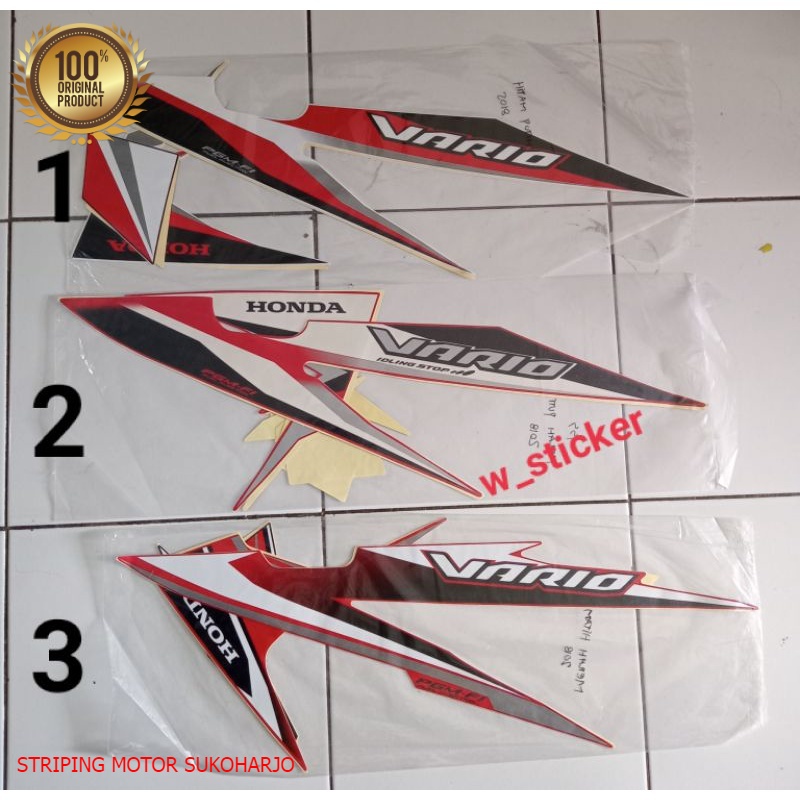 (ORI) Striping vario 110 2017 kualitas original