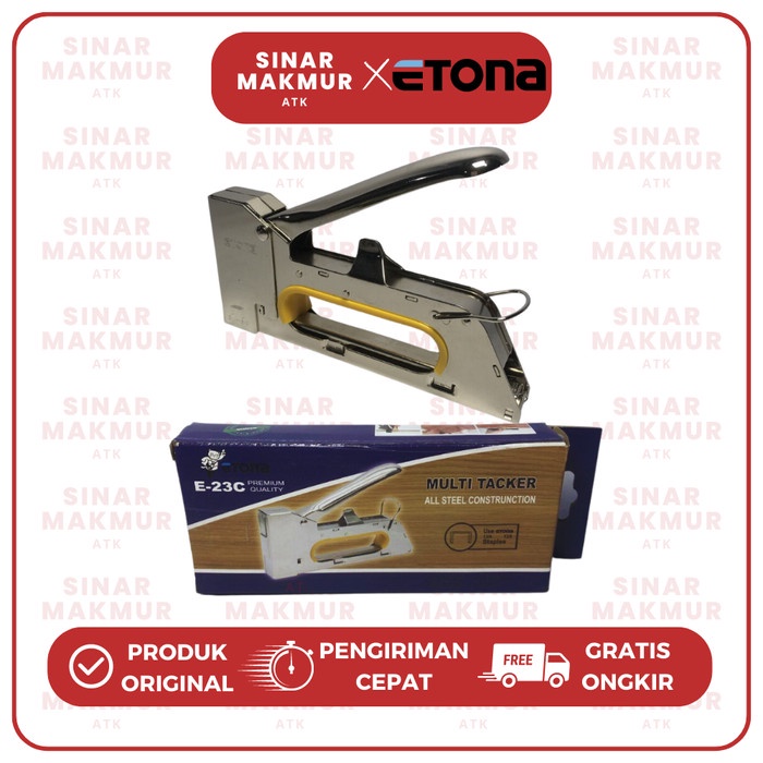 

Gun Tacker/Staples Tembak/Staples Gun Besi E-23C Etona (Pcs)