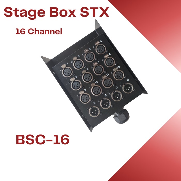 Stage Box 12 Input 4 Output STX BSC-16