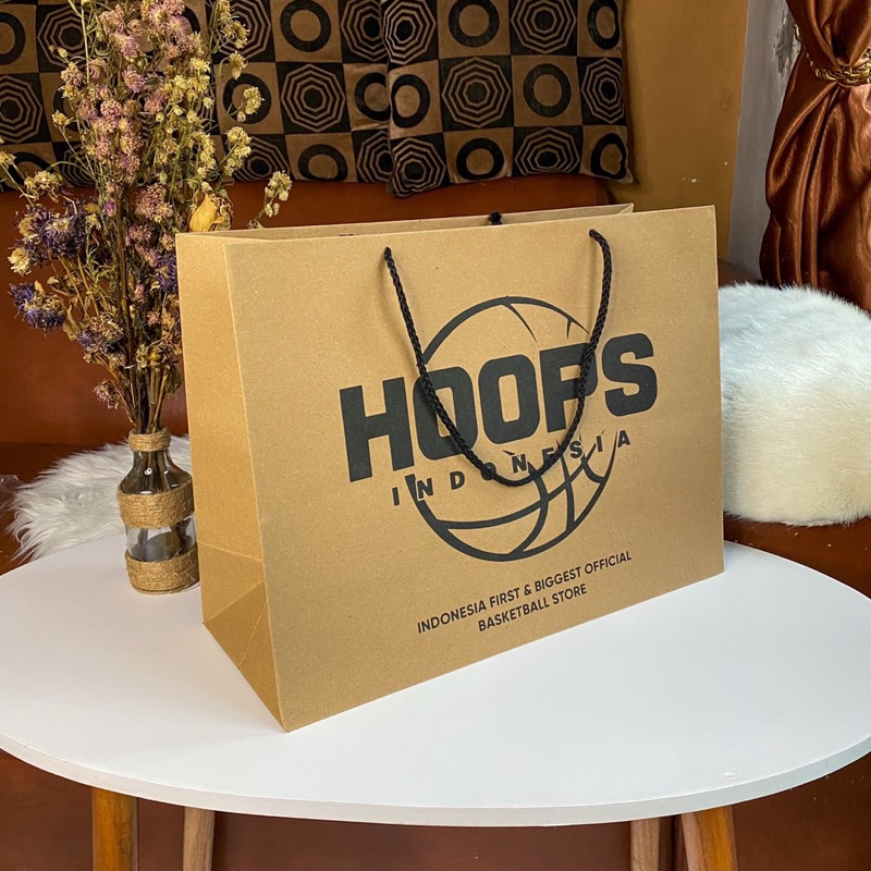 

Paper Bag Hoops Muat Box Sepatu Shopping Bag Mall Sport