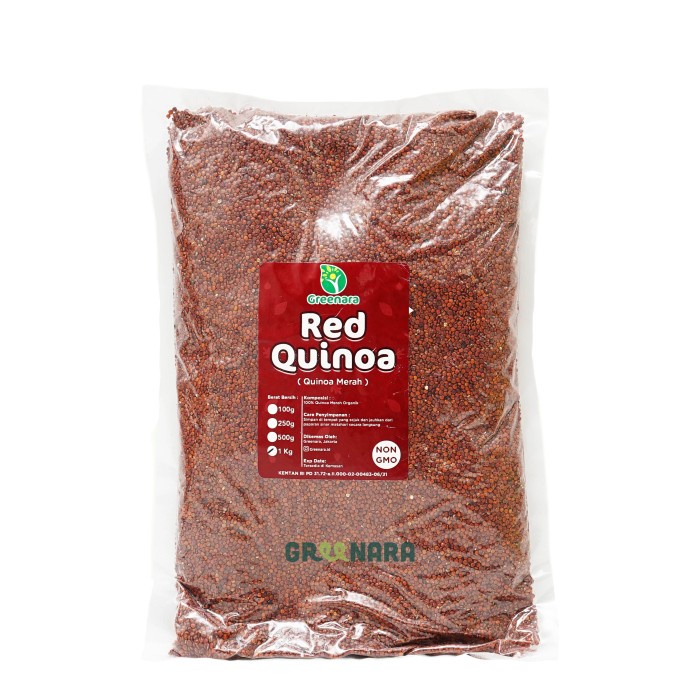 

[PREMIUM] Quinoa Merah 1 Kg / Red Quinoa KUALITAS TERBAIK