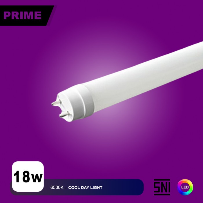 PRIME Lampu NEON TL T8 LED 18 Watt ( 1200mm ) SNI
