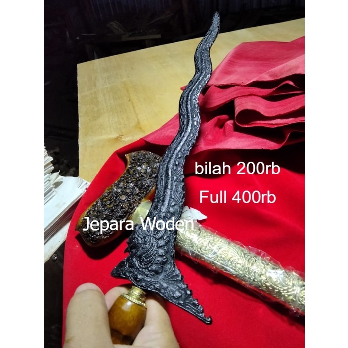keris  sempono naga amboro sepuh pb X wilang warangka gayam solo ukir  murah meriah JW1213