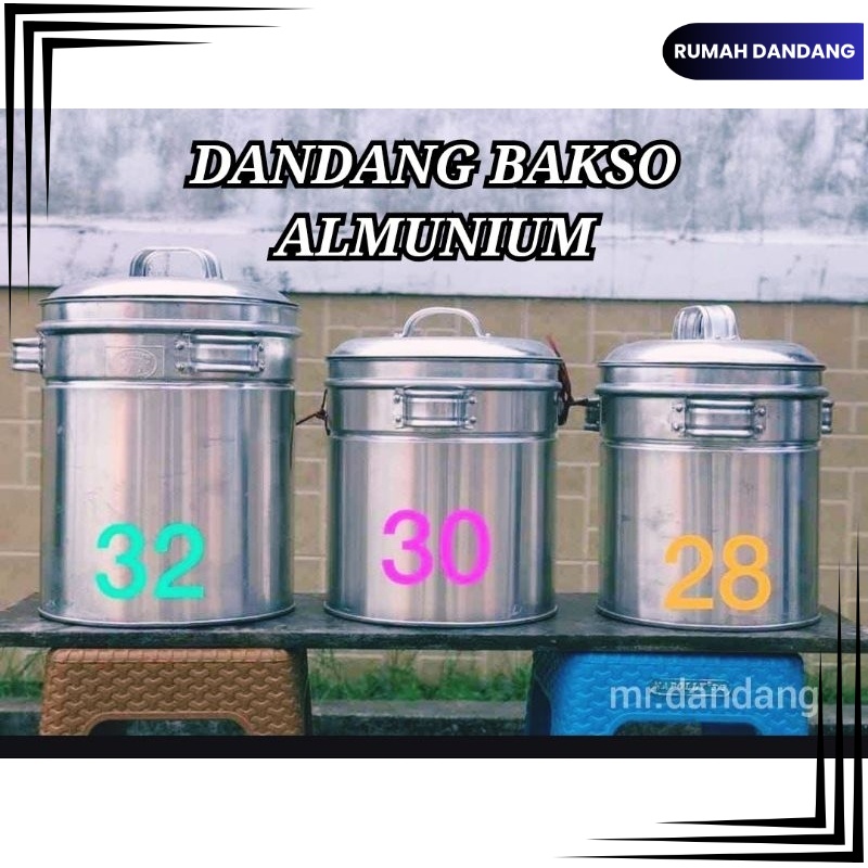 Dandang bakso Almunium tebal