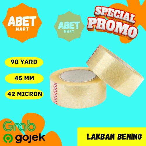 

Lakban Coklat Bening Merah - Fragile Tape Isolasi 50Y 90Y 100Y 45mm Pc