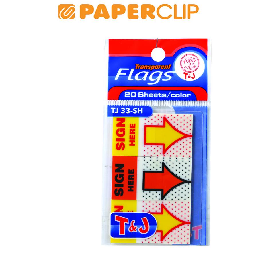 

STICK NOTE T&J TJ33-SH SIGN HERE