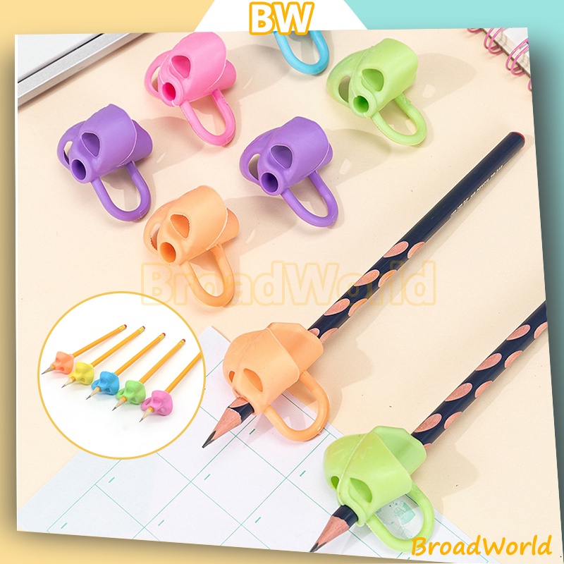 

Pencil Grip Alat Bantu Tulis Anak / Writing Grip Pencil Holder / 3Jari Silikon Pensil Pen / Alat Bantu Tulis Belajar Menulis Pencil 3 Grip Pensil