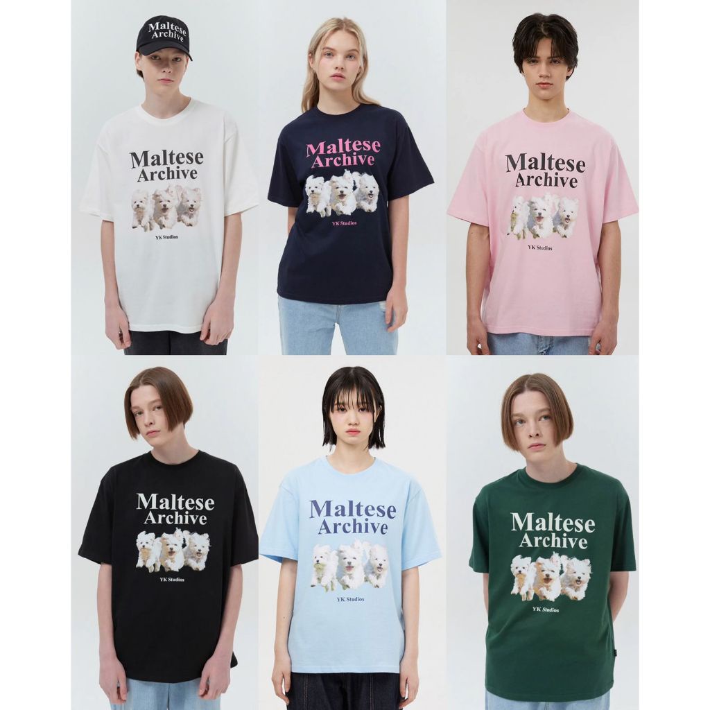 Wai Kei Maltese Archive Half Sleeve Tshirt // Seventeen Outlet //