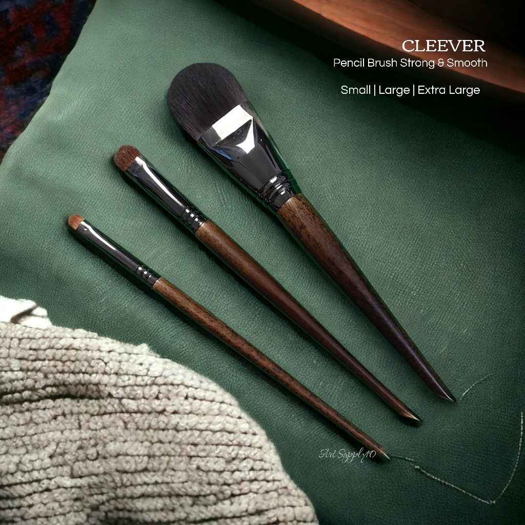 

Kuas Pensil Cleever Red Sable Pencil Brush - Strong & Smooth