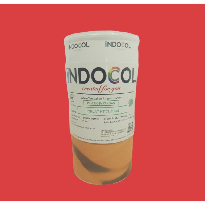 

Pewarna Makanan INDOCOL COKLAT HT (BROWN HT) - PACKING 1 KG