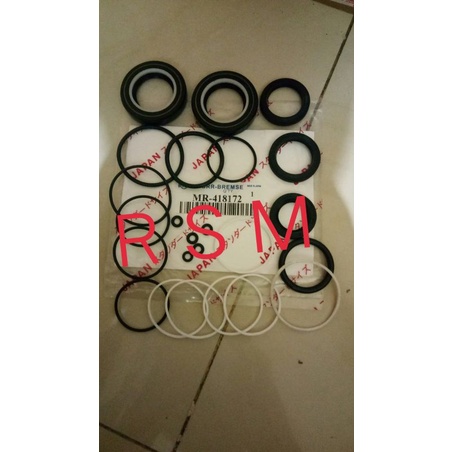 SEAL KIT POWER RACK STEERING KIT BAWAH ATAU LOW MITSUBISHI KUDA DIESEL BENSIN ASLI KNOOR JAPAN