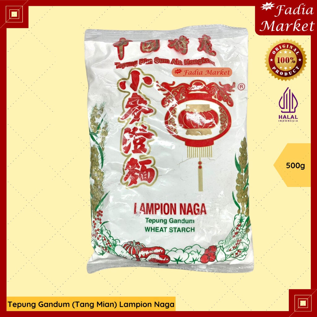 

Tepung Gandum Wheat Starch Tang Mian Lampion Naga 454g