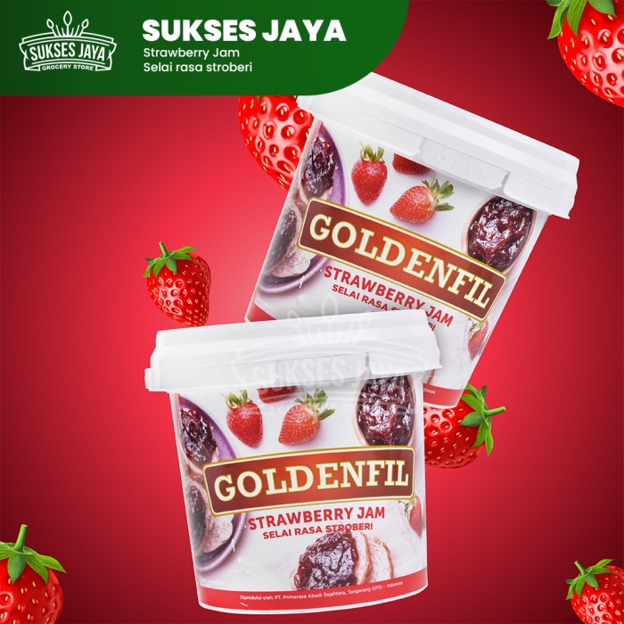 

Selai Stroberi Goldenfil Strawberry Jam