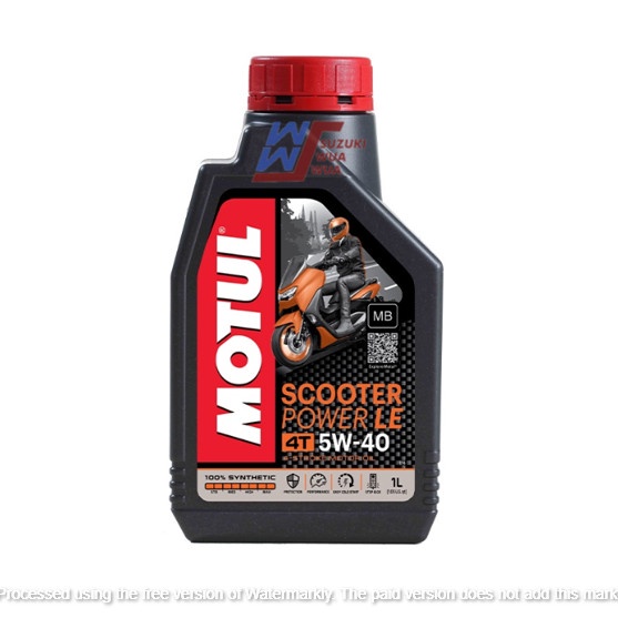 OLI MESIN MOTUL SCOOTER POWER LE 1 LITER 5W40