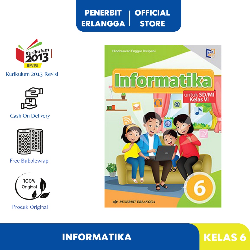 INFORMATIKA SD KELAS 6 KURIKULUM 2013 Erlangga