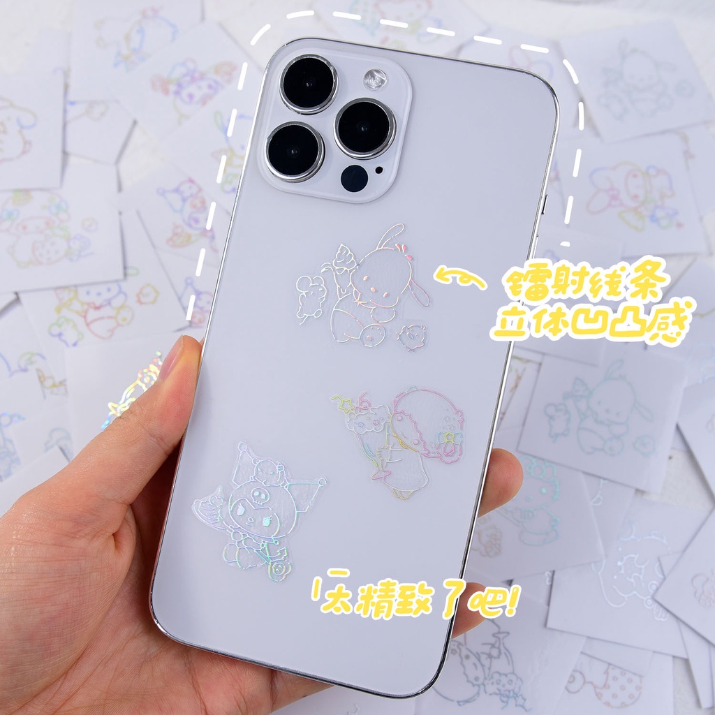 

(Gucin) STIKER HP SANRIO BENING RAINBOW / STIKER KUROMI MELODY CINNAMOROLL