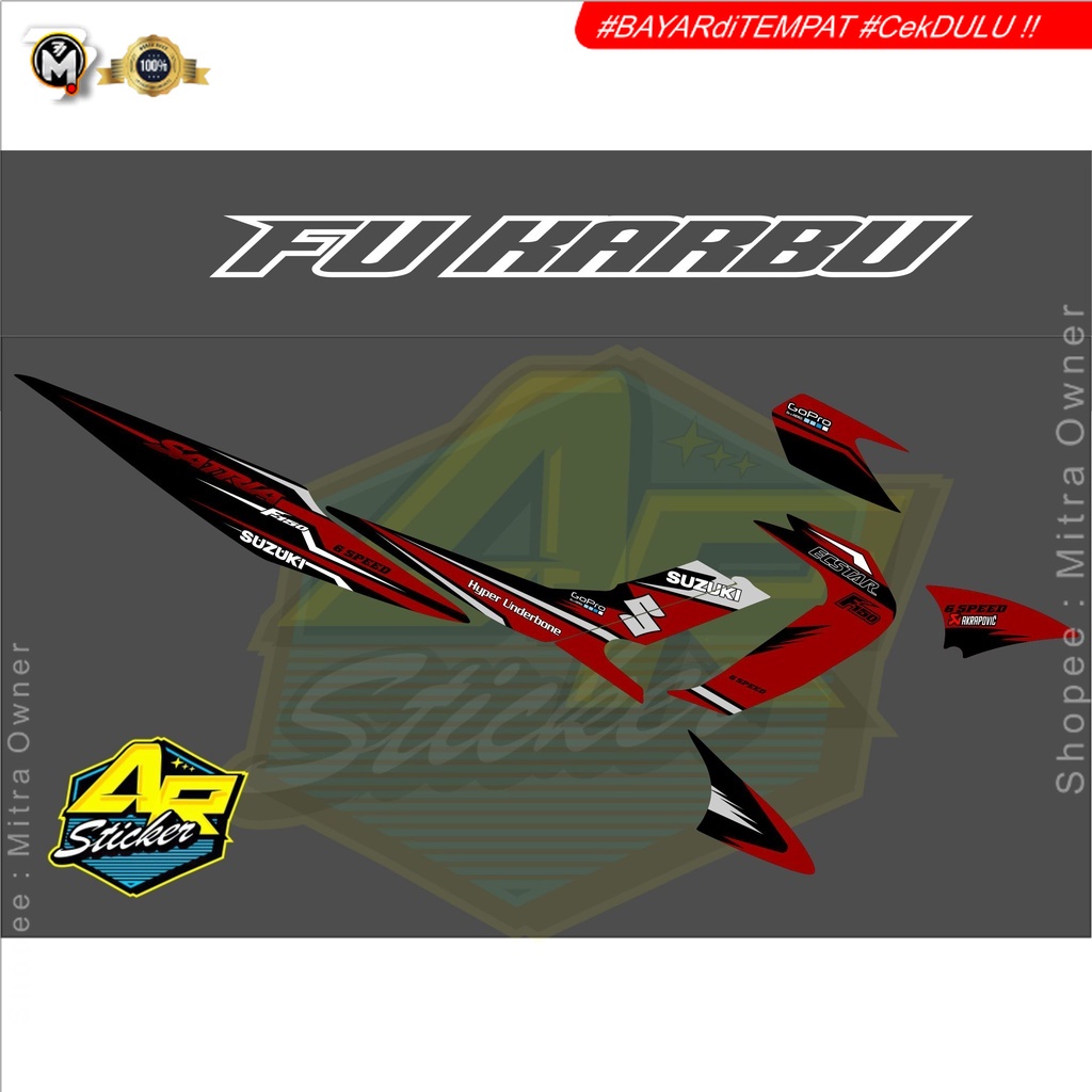 Striping satria fu Barong  / Striping satria Barong /Striping Satria Fu lama / Striping Satria Fu St