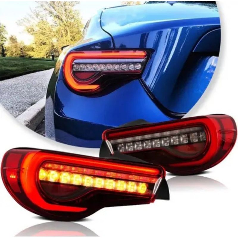 Stoplamp Subaru - Stoplamp BRZ - Stoplamp Ft86 - Sequential LED - Red - Smoke