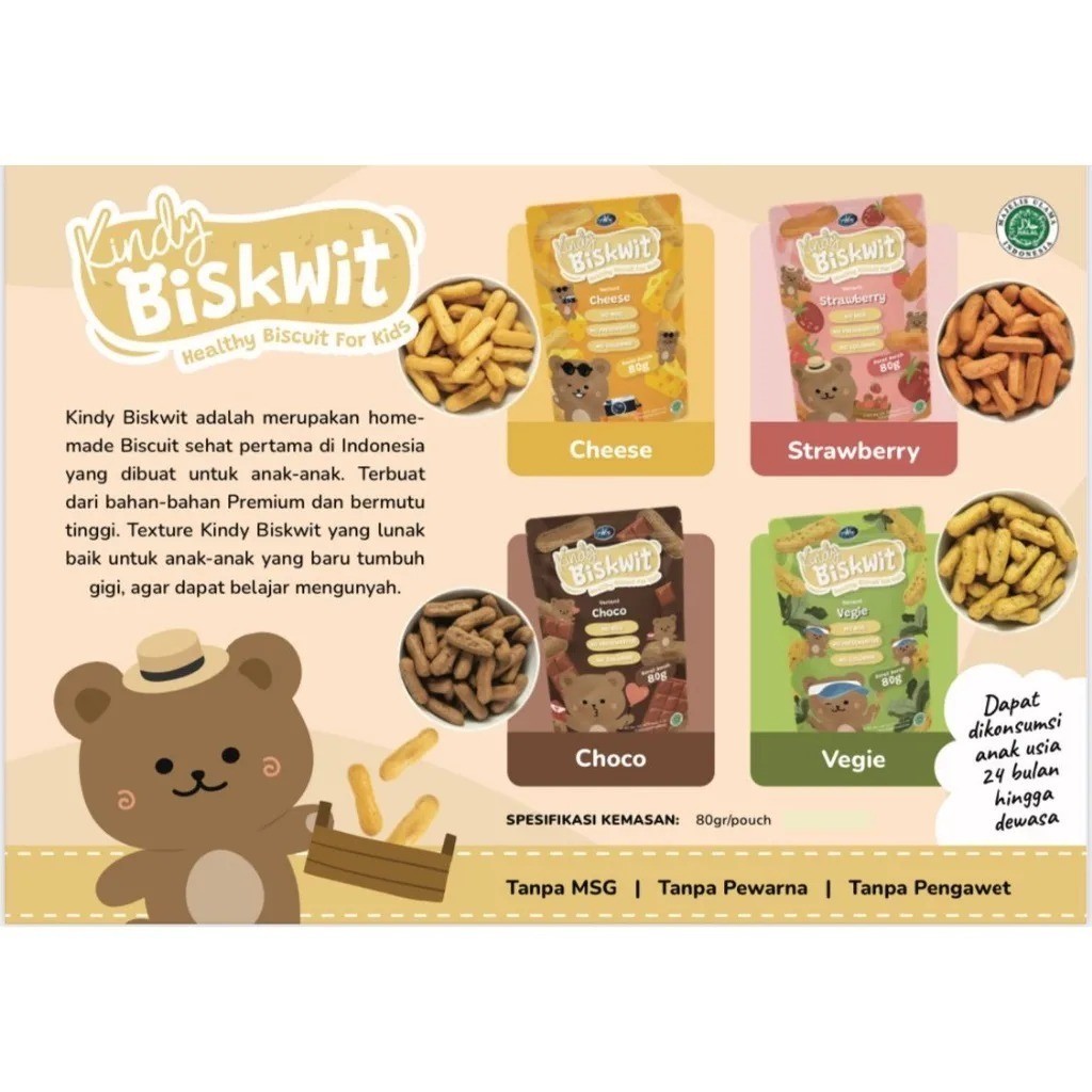 

Abe Food Kindy Biskwit - Healthy Biscuit for Kids