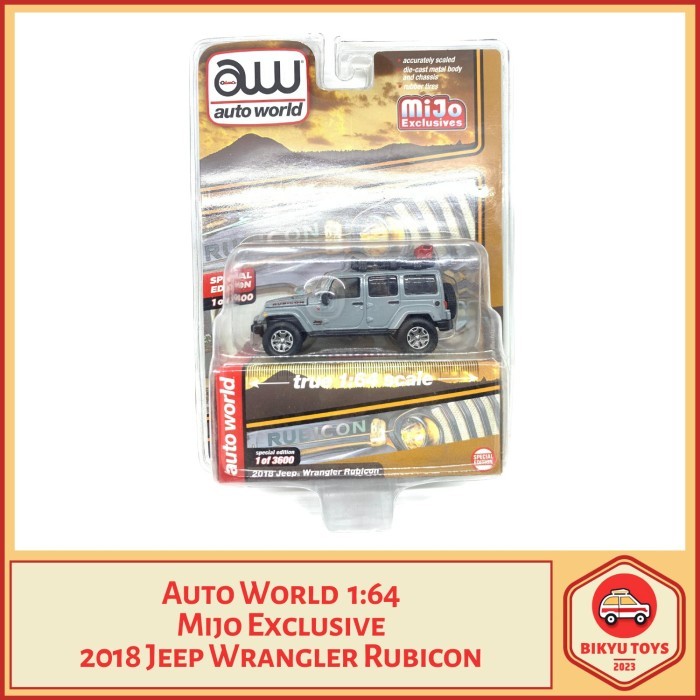 Auto World  1:64 Mijo Exclusive 2018 Jeep Wrangler Rubicon Autoworld