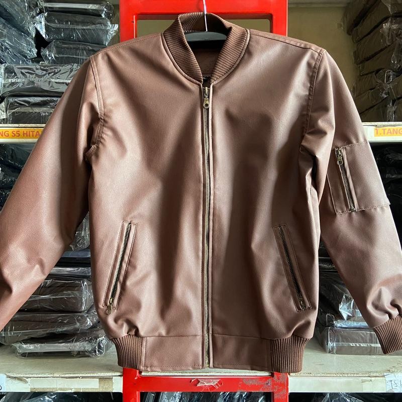 JAKET BOMBER WANITA/JAKET CEWEK MOTOR/JAKET BOMBER KULIT/JAKET KULIT MOTOR/JAKET WANITA BOMBER MURAH
