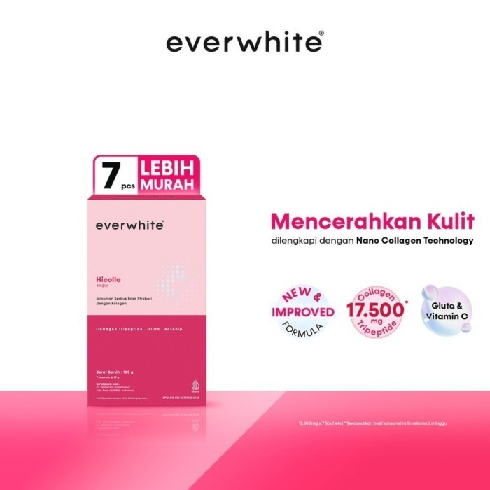 

Everwhite Hicolla Minuman Kolagen Pencerah