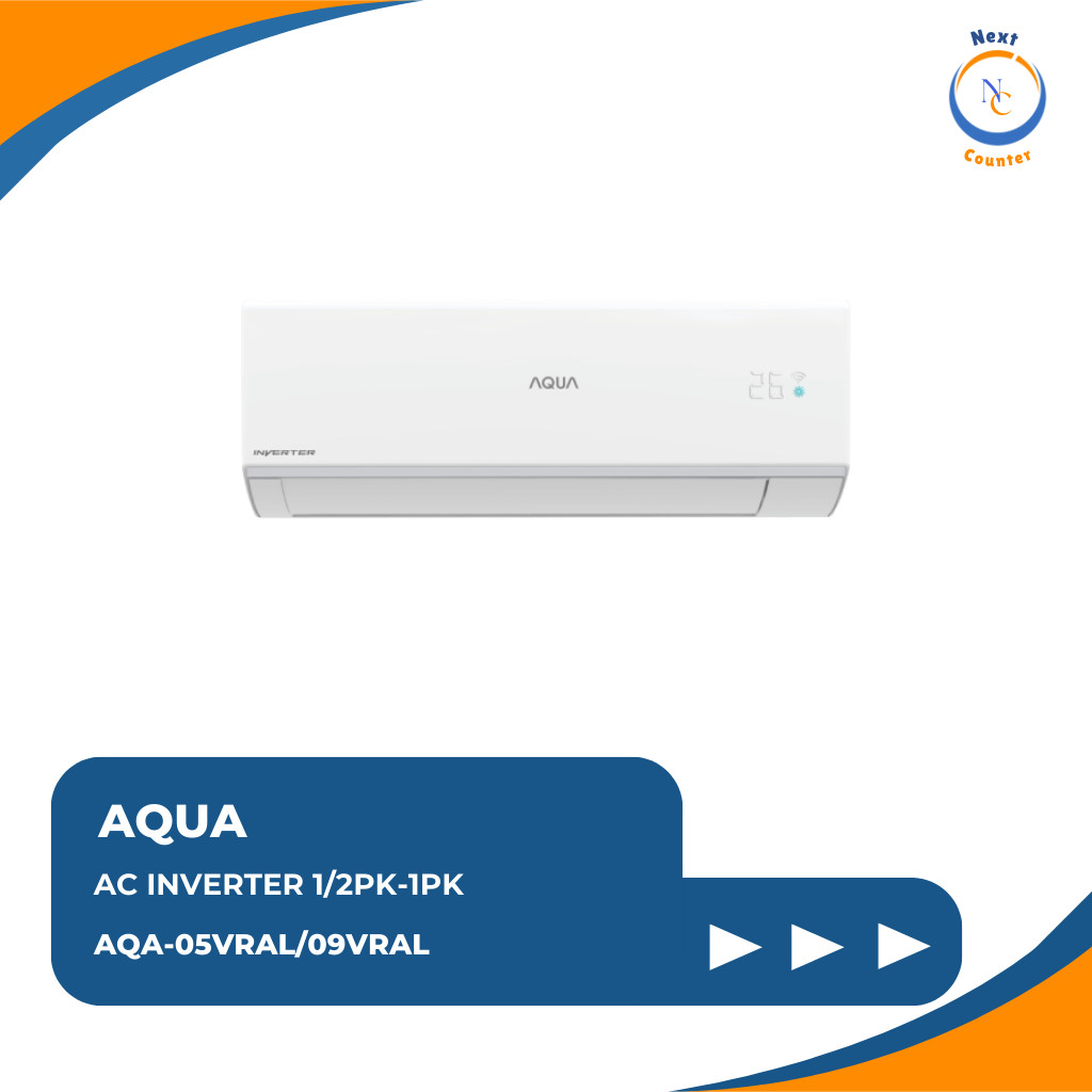 AQUA AC INVERTER 1/2PK 05VRAL 1PK 09VRAL