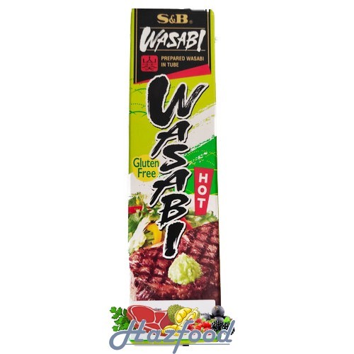 

S&B Wasabi Paste Hot Gluten Free (Pasta Wasabi Bebas Gluten) 43 Gram