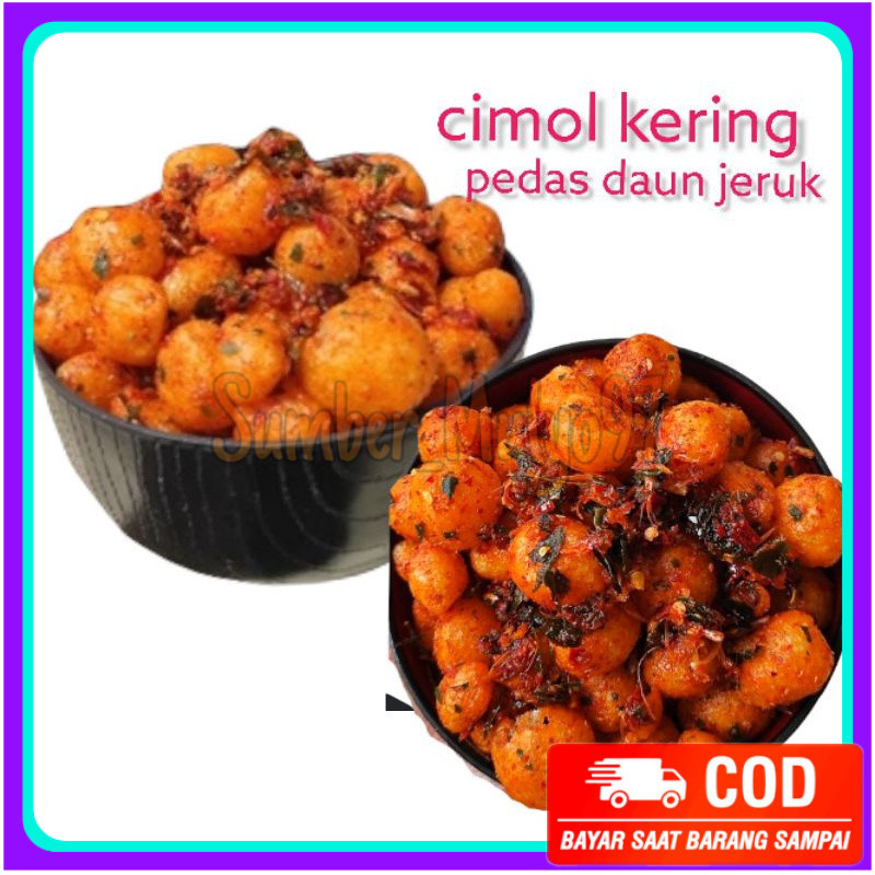 

cimol kering pedas daun jeruk 1kg /emplod/endog lewo