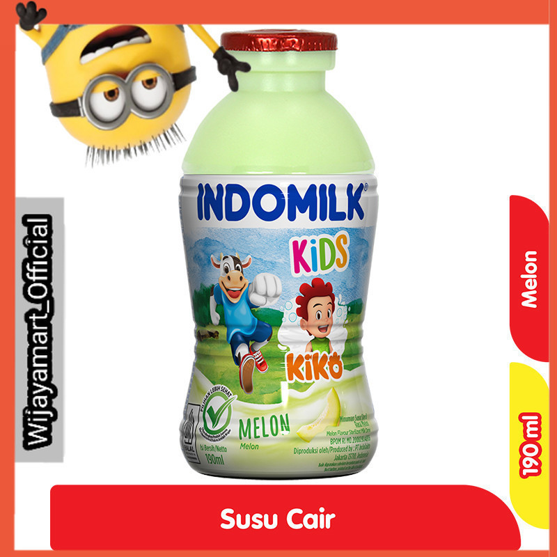 

Indomilk Susu Cair Rasa Melon 190 ml