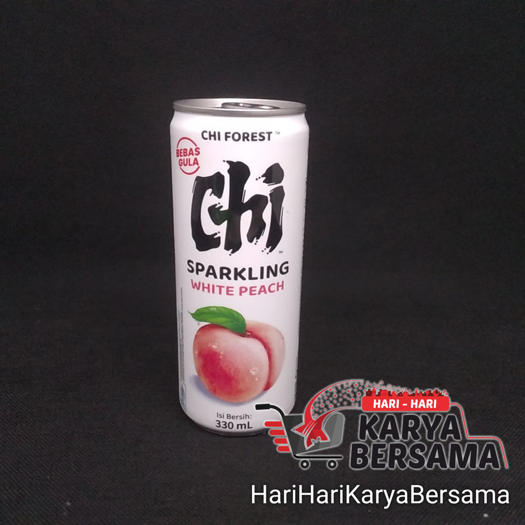 

MINUMAN RINGAN CHI FOREST SPARKLING WHITE PEACH KALENG 330ML