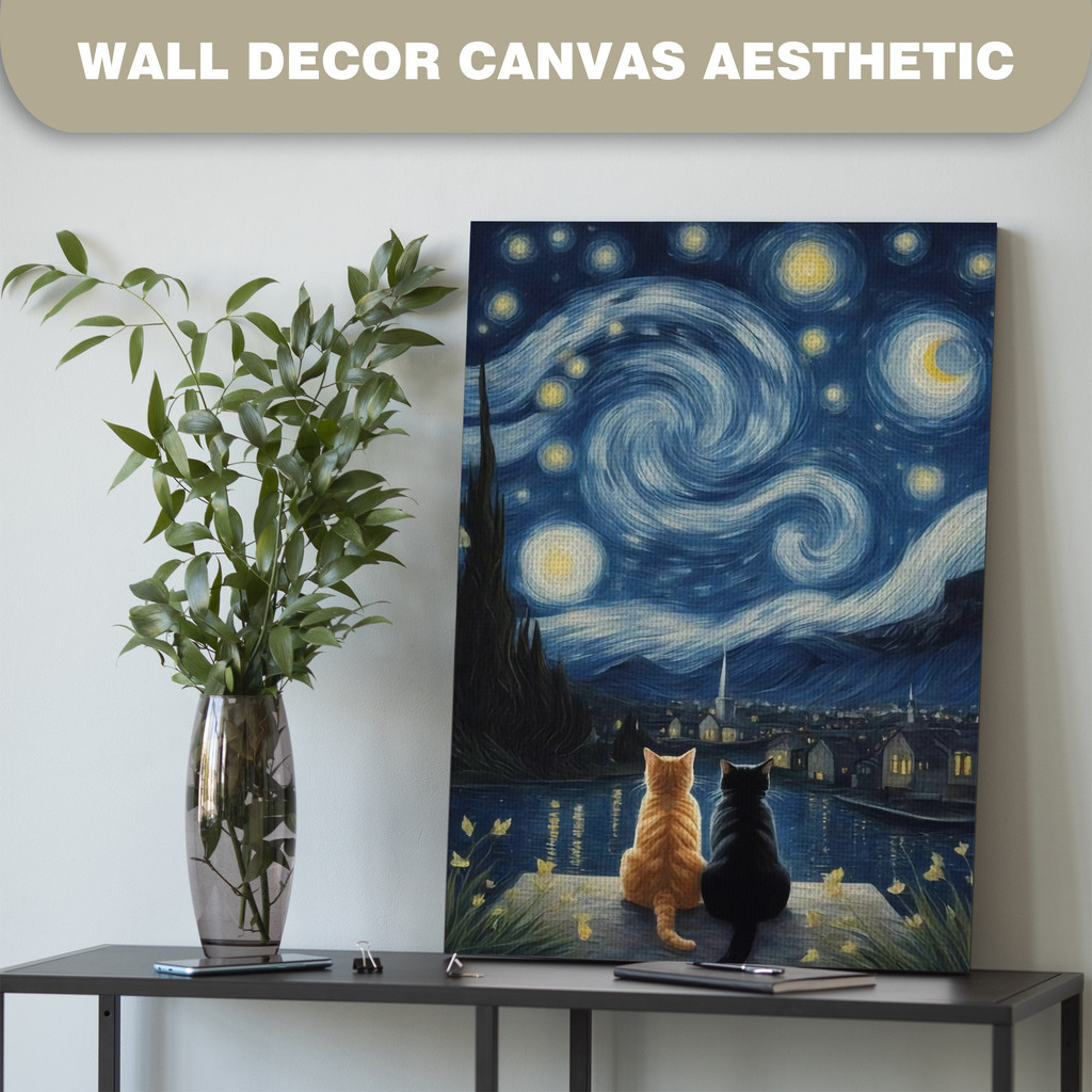 DJOERAGAN CETAK | Dekorasi Hiasan Dinding Aesthetic Murah Pajangan Lukisan Kanvas Besar 30x40 cm Unt